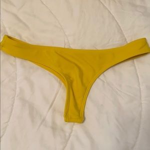 Yellow brazillian bikini bottoms